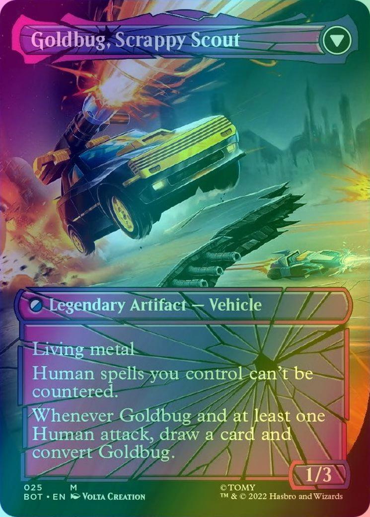 Goldbug, Humanity's Ally // Goldbug, Scrappy Scout [25