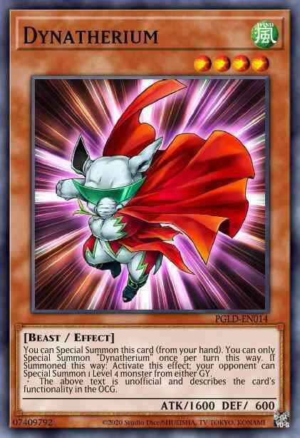 Dynatherium - PGLD-EN014 - Gold Secret Rare - 1st Edition