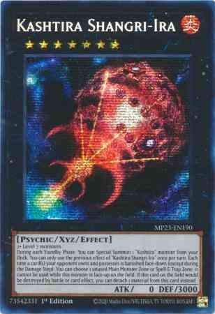 Kashtira Shangri-Ira - MP23-EN190 - Prismatic Secret Rare - 1st Edition