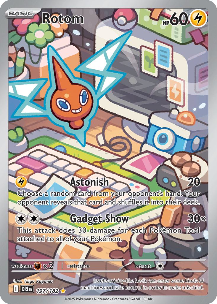 Rotom - 197/182 - Illustration Rare [sv10-197] [Ultra]