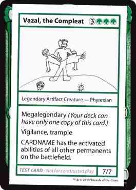 Vazal, the Compleat - No Symbol [85] [Mystery Booster Playtest Cards 2021] [Non-Foil]
