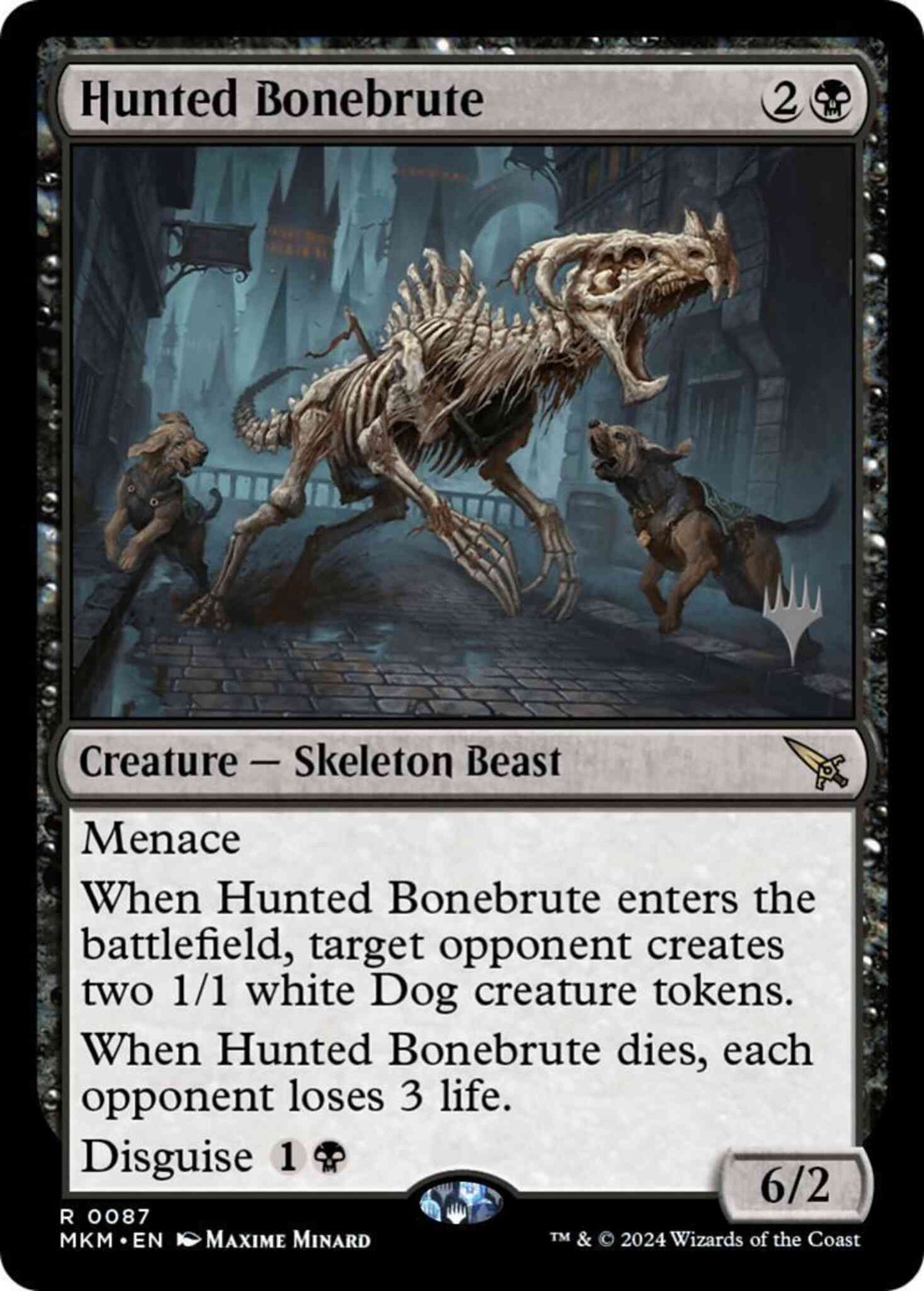 Hunted Bonebrute [87p] [Promo Pack] [Murders at Karlov Manor: Promos] [Non-Foil]