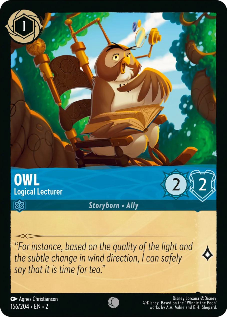 Owl - Logical Lecturer - 156/204 [Rise Of The Floodborn] [Non-Foil]