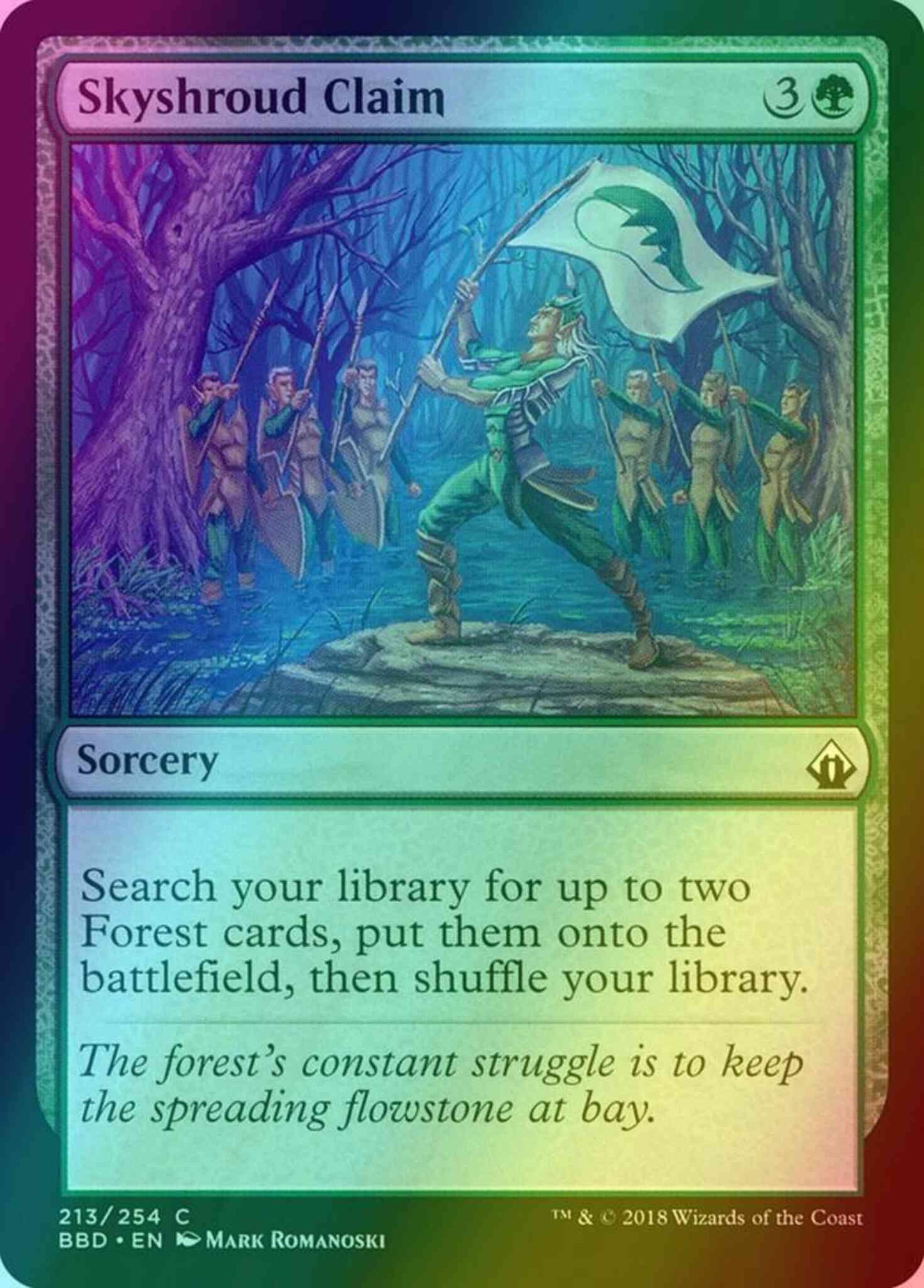 Skyshroud Claim [213] [Battlebond] [Foil]