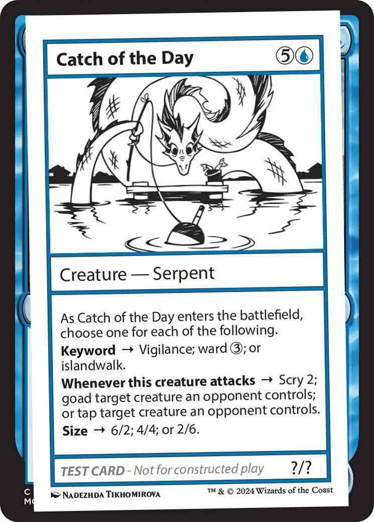 Catch of the Day [292] [Playtest Card] [Mystery Booster 2] [Non-Foil]