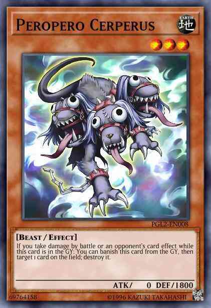 Peropero Cerperus - PGL2-EN008 - Gold Secret Rare - 1st Edition