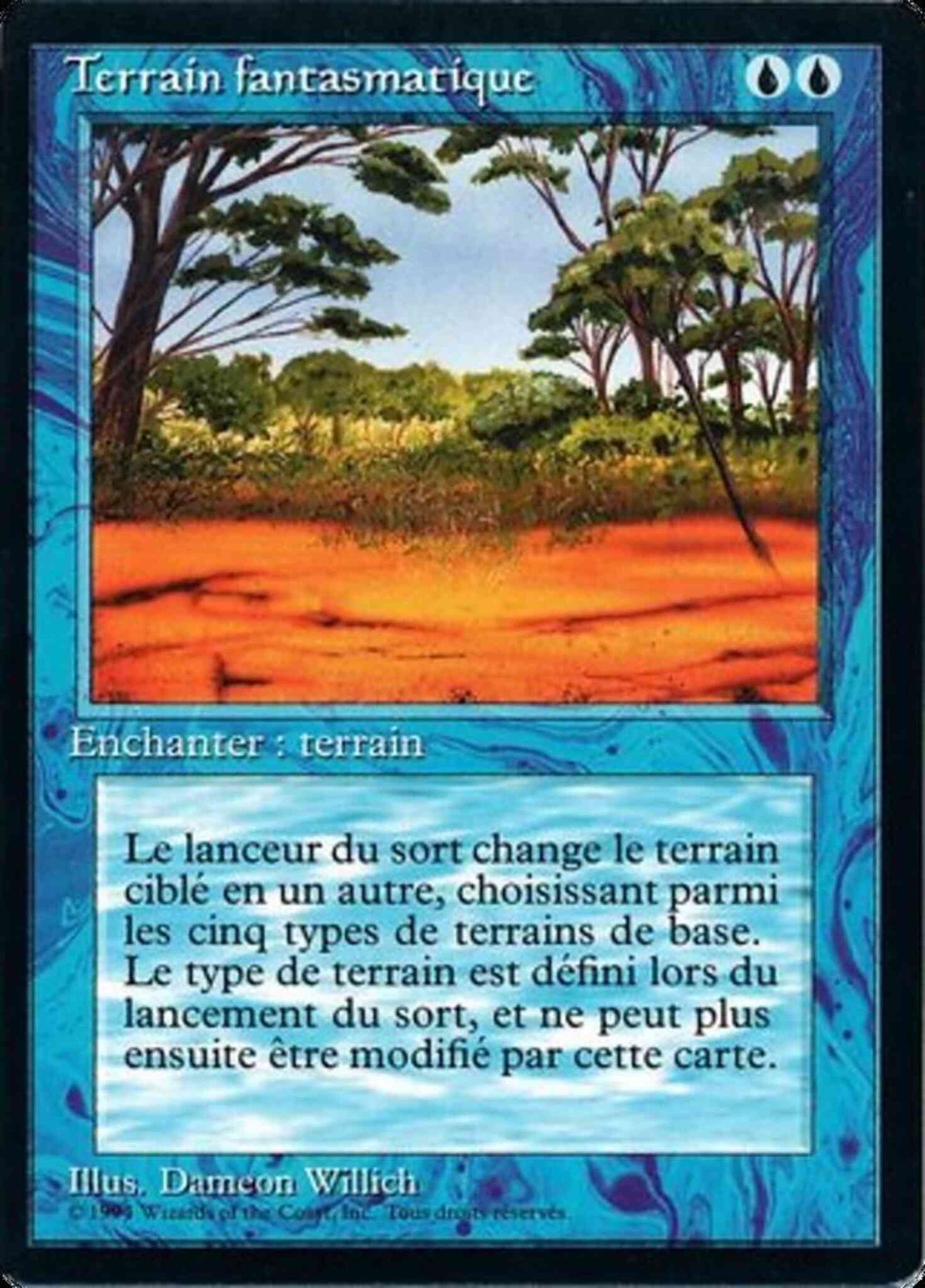 Phantasmal Terrain - French [70] [Foreign Black Border: French] [Non-Foil]