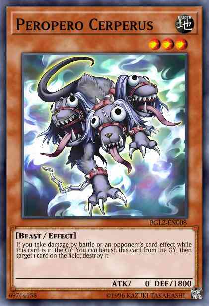 Peropero Cerperus - PGL2-EN008 - Gold Secret Rare - Unlimited
