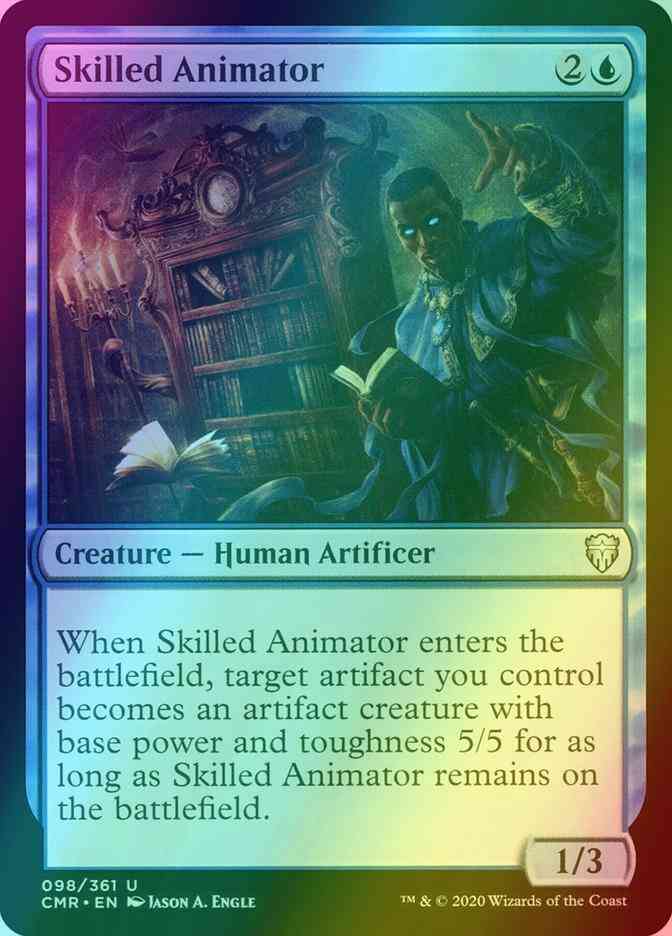 Skilled Animator [98] [Commander Legends] [Foil]