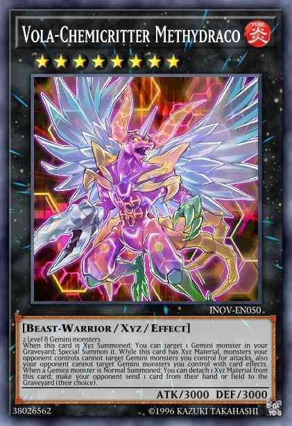 Vola-Chemicritter Methydraco - INOV-EN050 - Super Rare - 1st Edition
