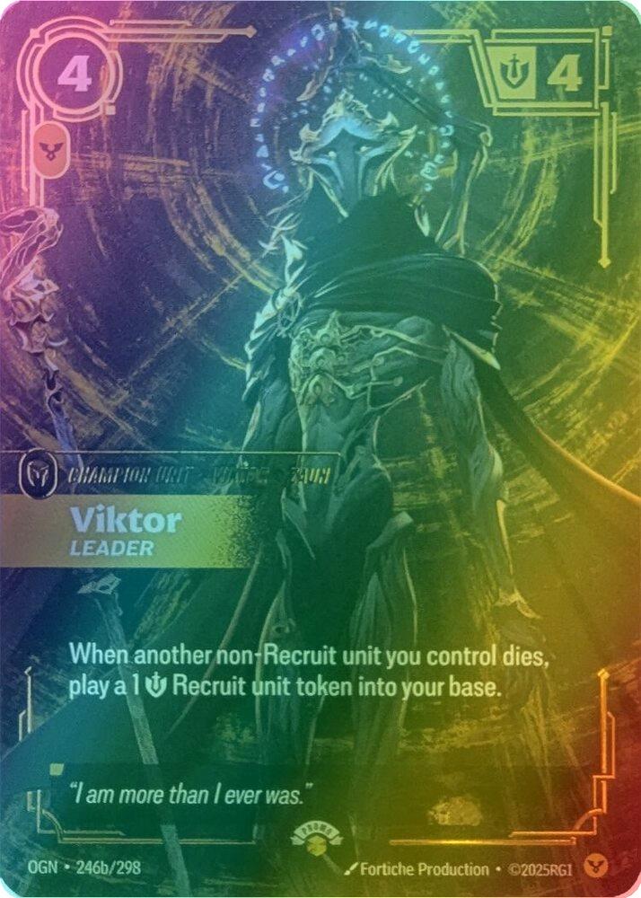 Viktor - Leader - 246b/298 [Riftbound Promotional Cards] [Foil]