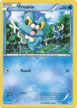 Froakie - 11/30 - [XY Trainer Kit: Pikachu Libre & Suicune (Suicune)] [Non-Holo]