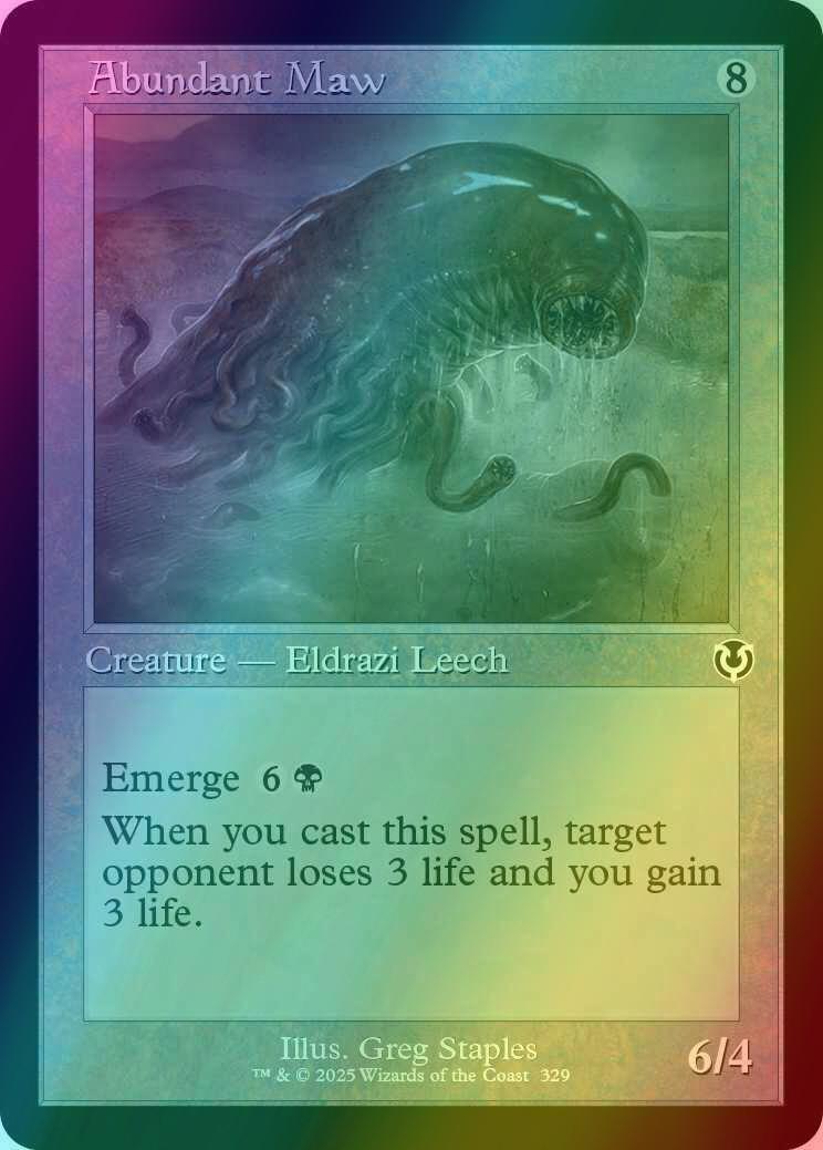 Abundant Maw [329] [Retro Frame] [Innistrad Remastered] [Foil]