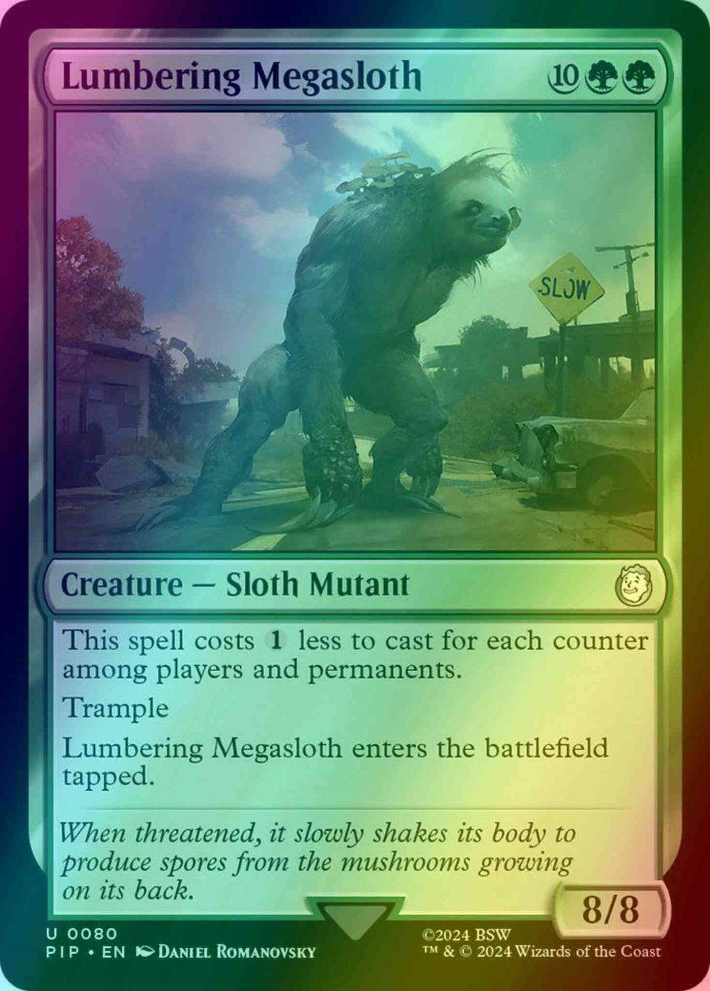 Lumbering Megasloth [80] [Fallout] [Foil]