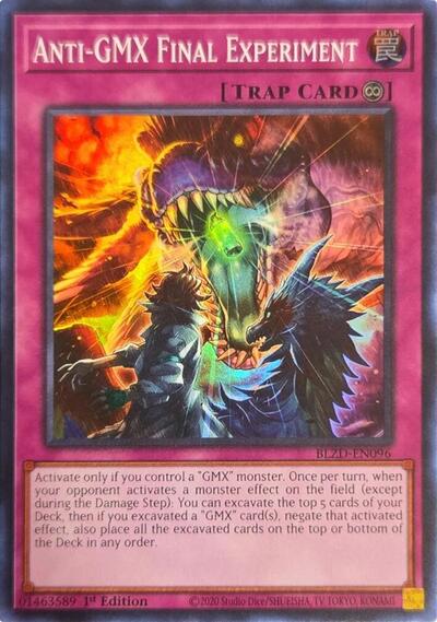 Anti-GMX Final Experiment - BLZD-EN096 - Super Rare - 1st Edition