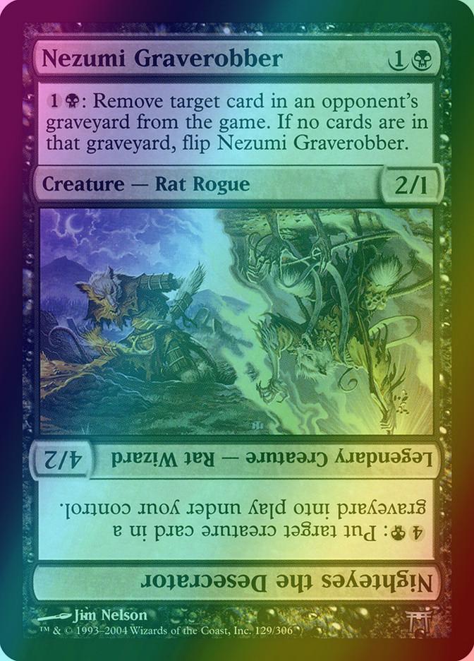 Nezumi Graverobber // Nighteyes the Desecrator [129] [Champions of Kamigawa] [Foil]