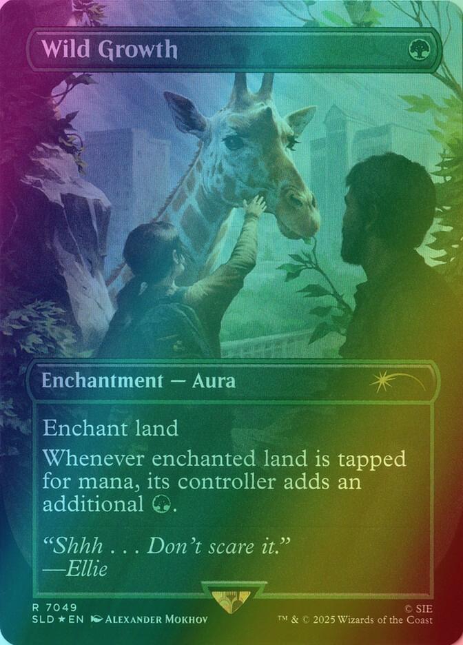 Wild Growth [7049] [Borderless] [The Last of Us Part I] [Secret Lair Drop] [Foil]