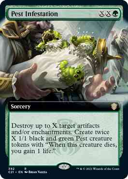 Pest Infestation [392] [Extended Art] [Commander 2021] [Non-Foil]