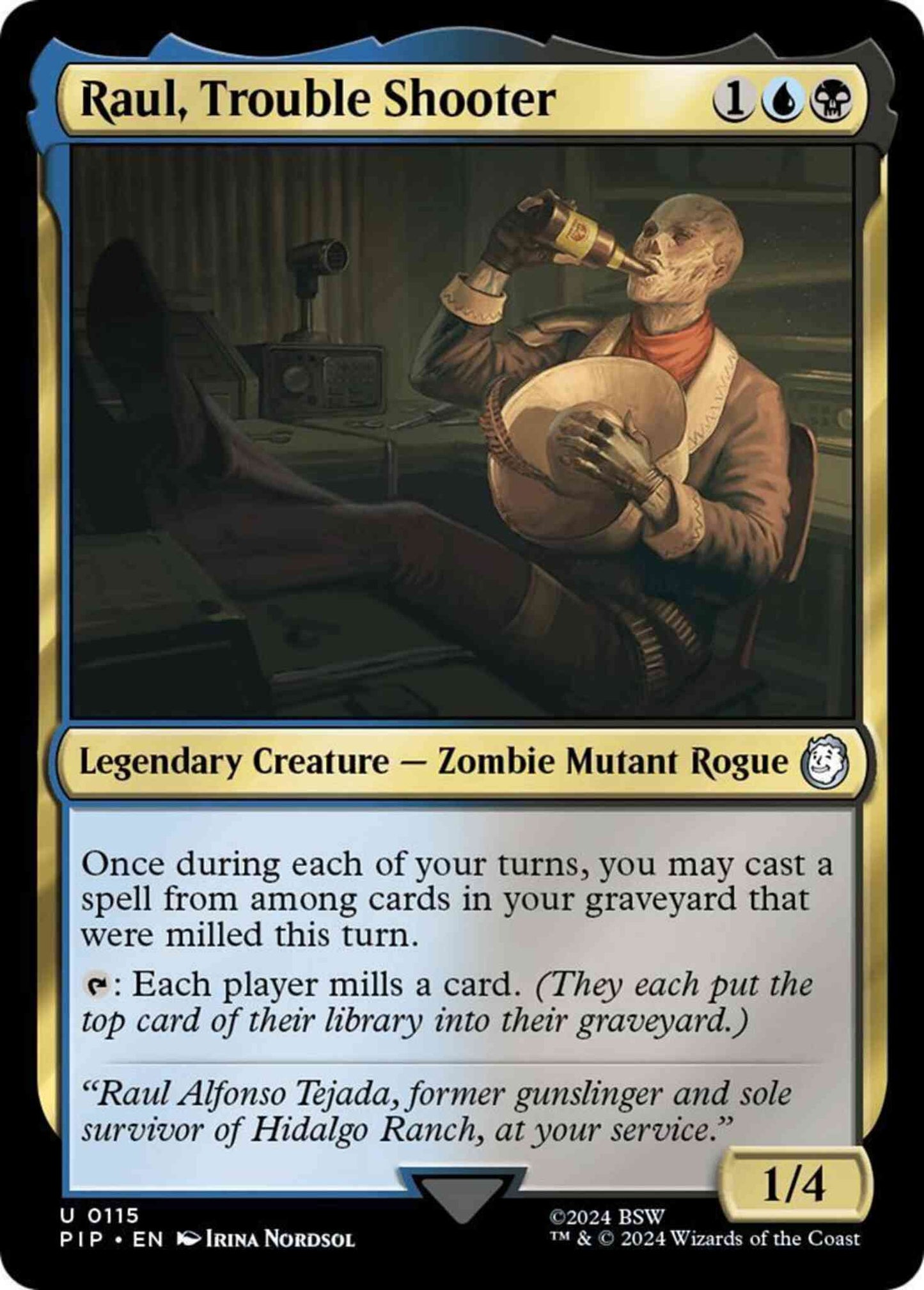 Raul, Trouble Shooter [115] [Fallout] [Non-Foil]