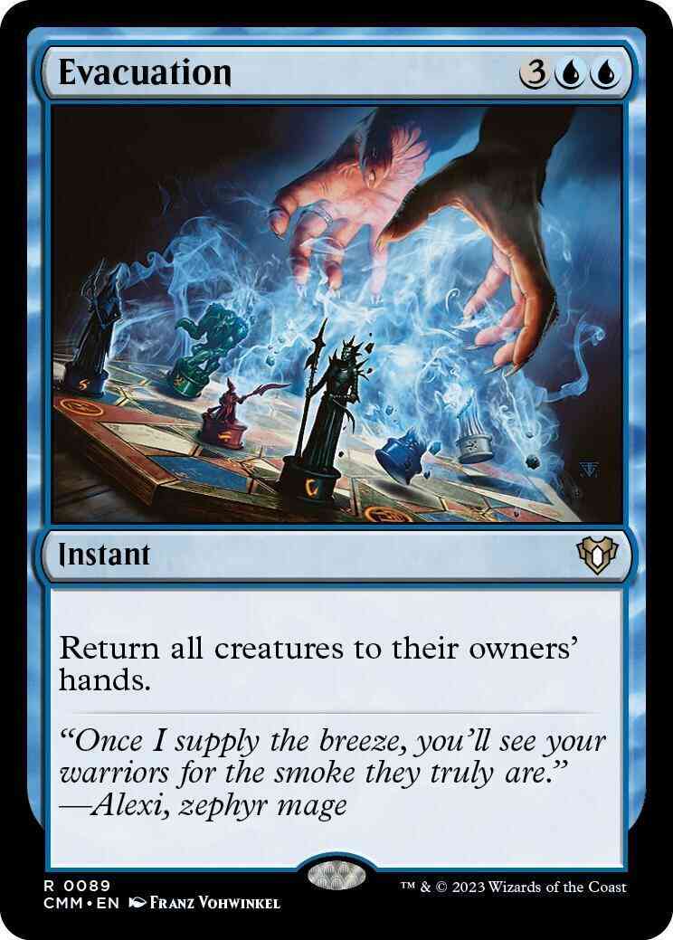 Evacuation [89] [Commander Masters] [Non-Foil]