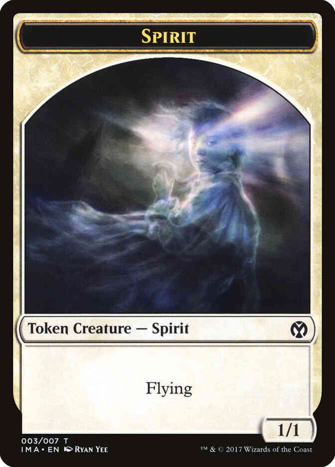Spirit Token [03] [Iconic Masters Tokens] [Non-Foil]