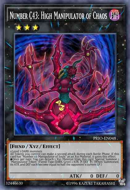 Number C43: High Manipulator of Chaos - PRIO-EN048 - Rare - 1st Edition