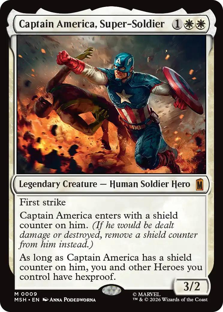 Captain America, Super-Soldier [9] [Marvel Super Heroes] [Non-Foil]