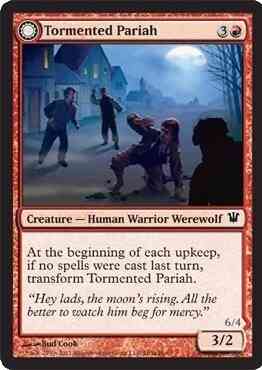 Tormented Pariah // Rampaging Werewolf [165] [Innistrad] [Non-Foil]