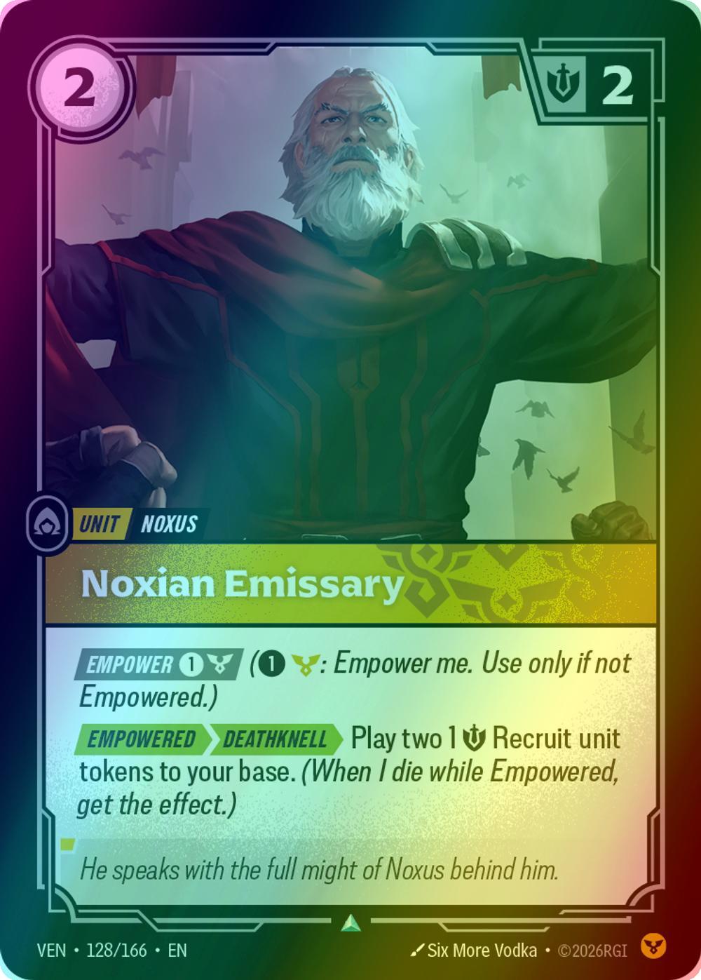 Noxian Emissary - 128/166 [Vendetta] [Foil]