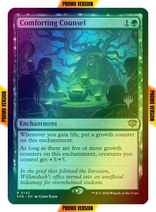 Comforting Counsel [143p] [Promo Pack] [Secrets of Strixhaven Promos] [Foil]
