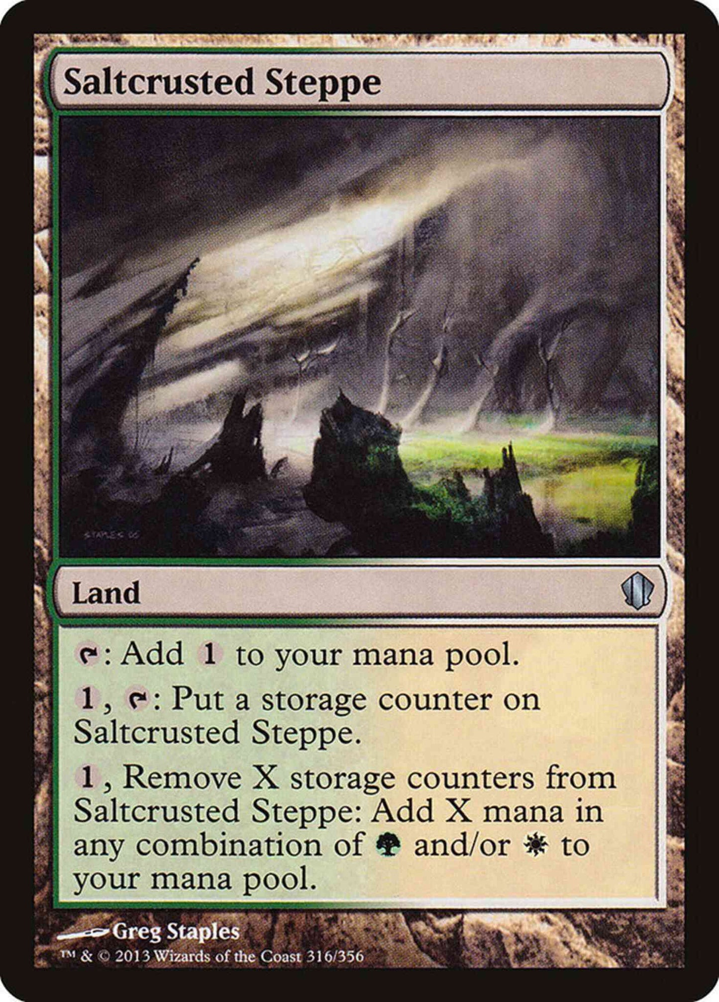 Saltcrusted Steppe [316] [Commander 2013] [Non-Foil]