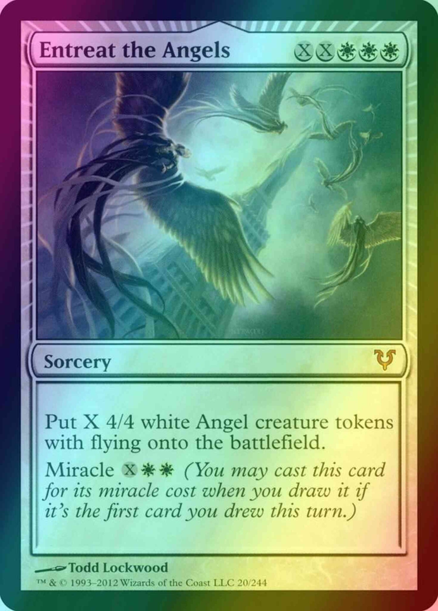 Entreat the Angels [20] [Avacyn Restored] [Foil]
