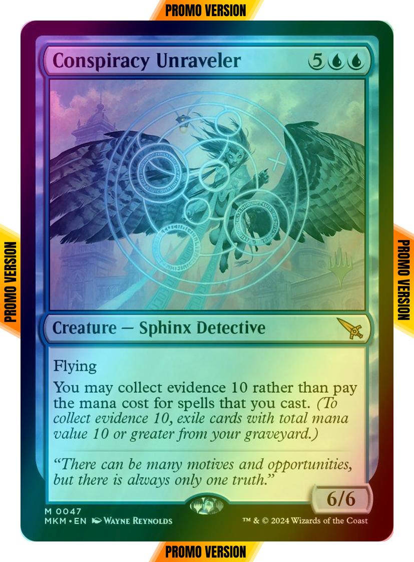 Conspiracy Unraveler [47p] [Promo Pack] [Murders at Karlov Manor: Promos] [Foil]