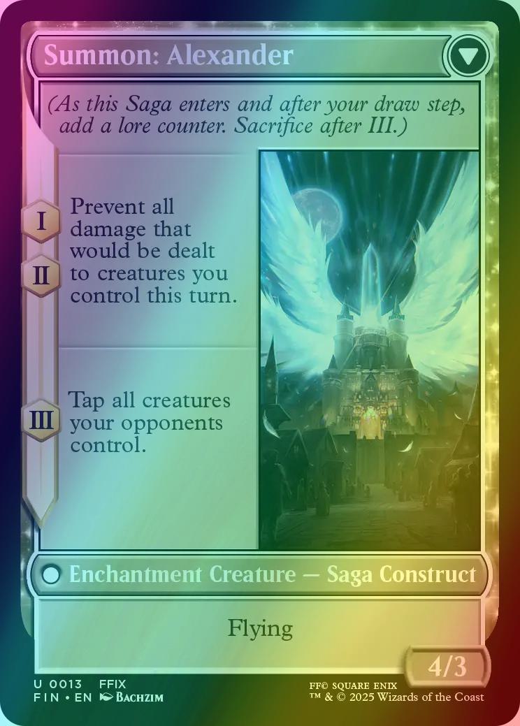 Crystal Fragments // Summon: Alexander [13] [FINAL FANTASY] [Foil]