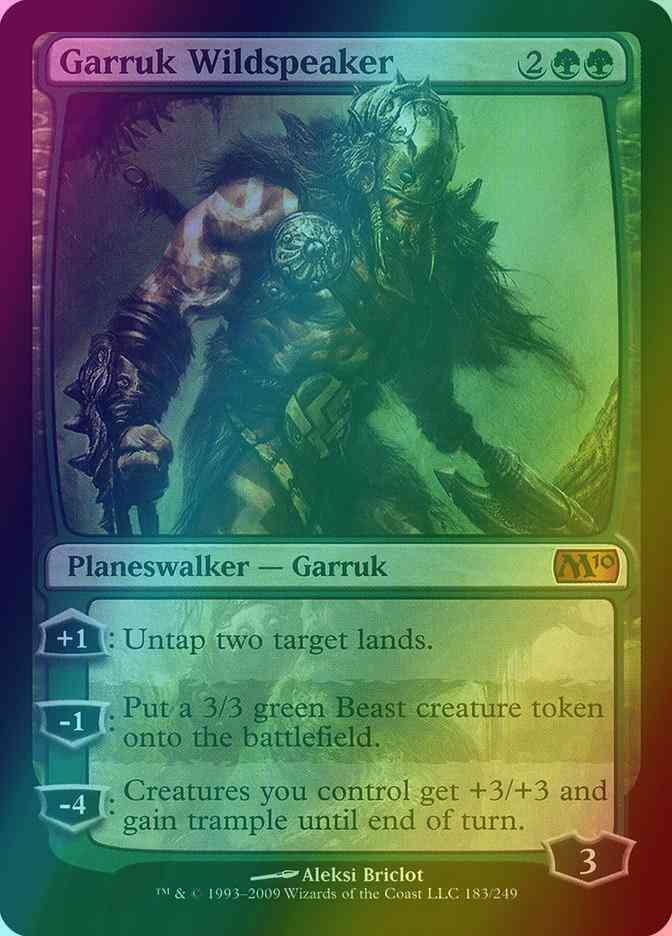 Garruk Wildspeaker [183] [Magic 2010] [Foil]