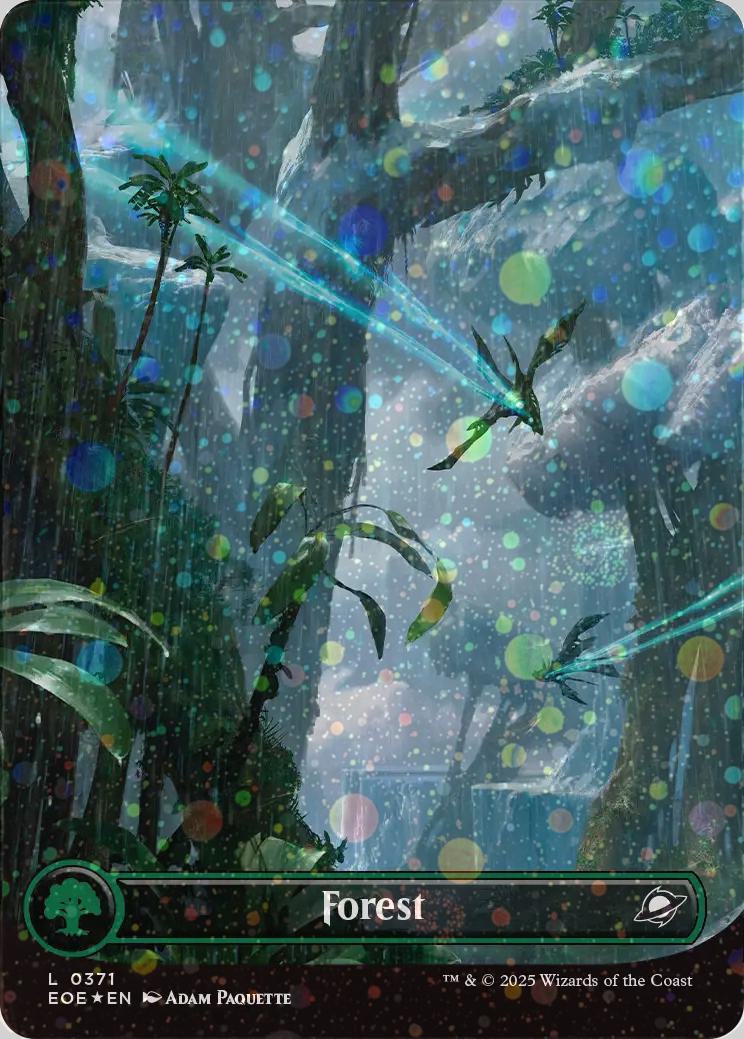 Forest [371] [Borderless] [Celestial] [Edge of Eternities] [Galaxy Foil]