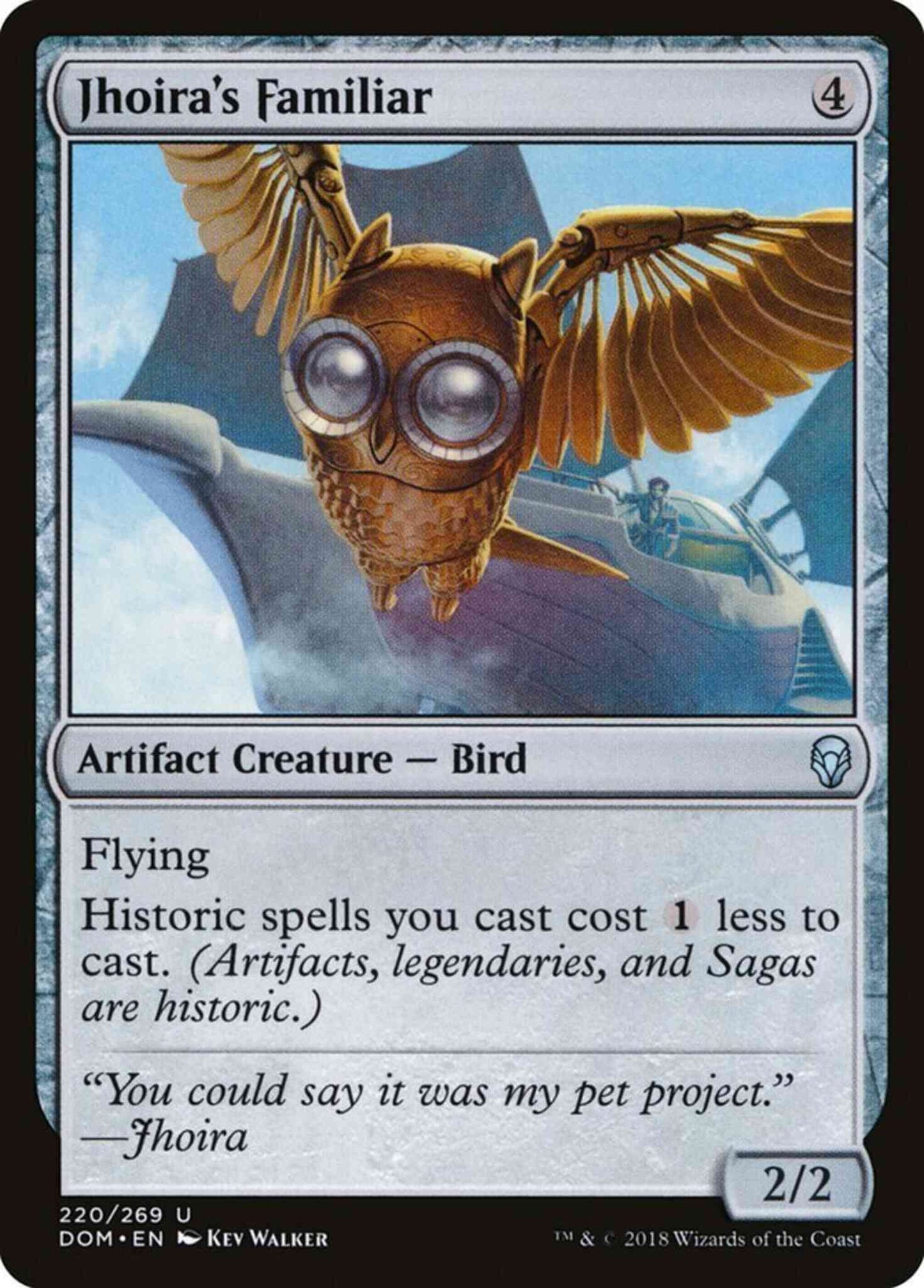 Jhoira's Familiar [220] [Dominaria] [Non-Foil]