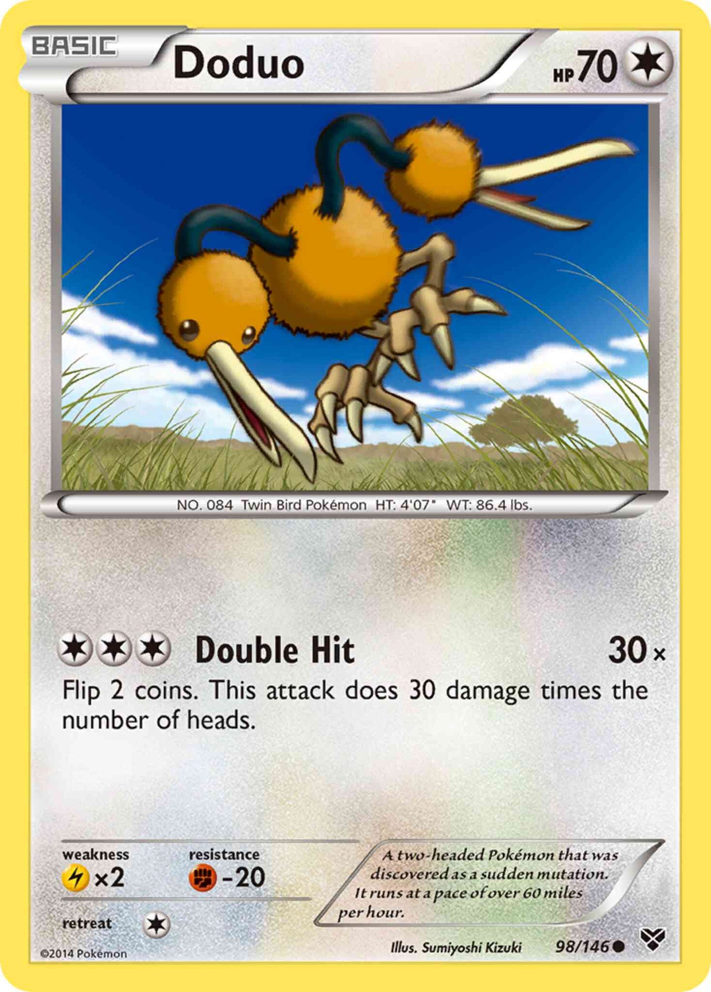 Doduo - 98/146 - Common [xy1-98] [Non-Holo]
