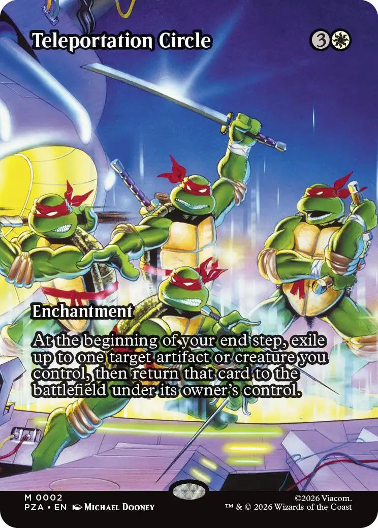Teleportation Circle [2] [Borderless] [Teenage Mutant Ninja Turtles Source Material] [Non-Foil]