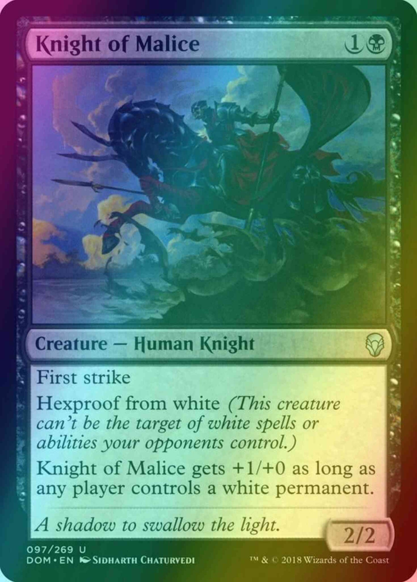 Knight of Malice [97] [Dominaria] [Foil]