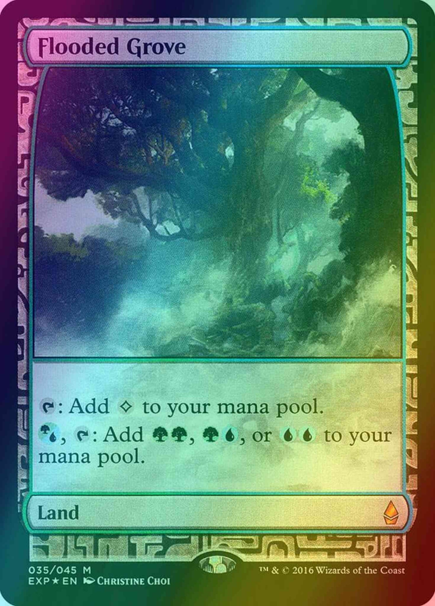 Flooded Grove [35] [Masterpiece Series] [Zendikar Expeditions] [Foil]