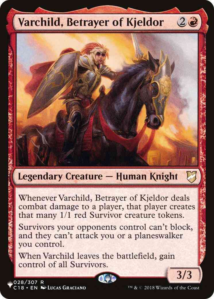 Varchild, Betrayer of Kjeldor [C18-28] [The List] [Non-Foil]