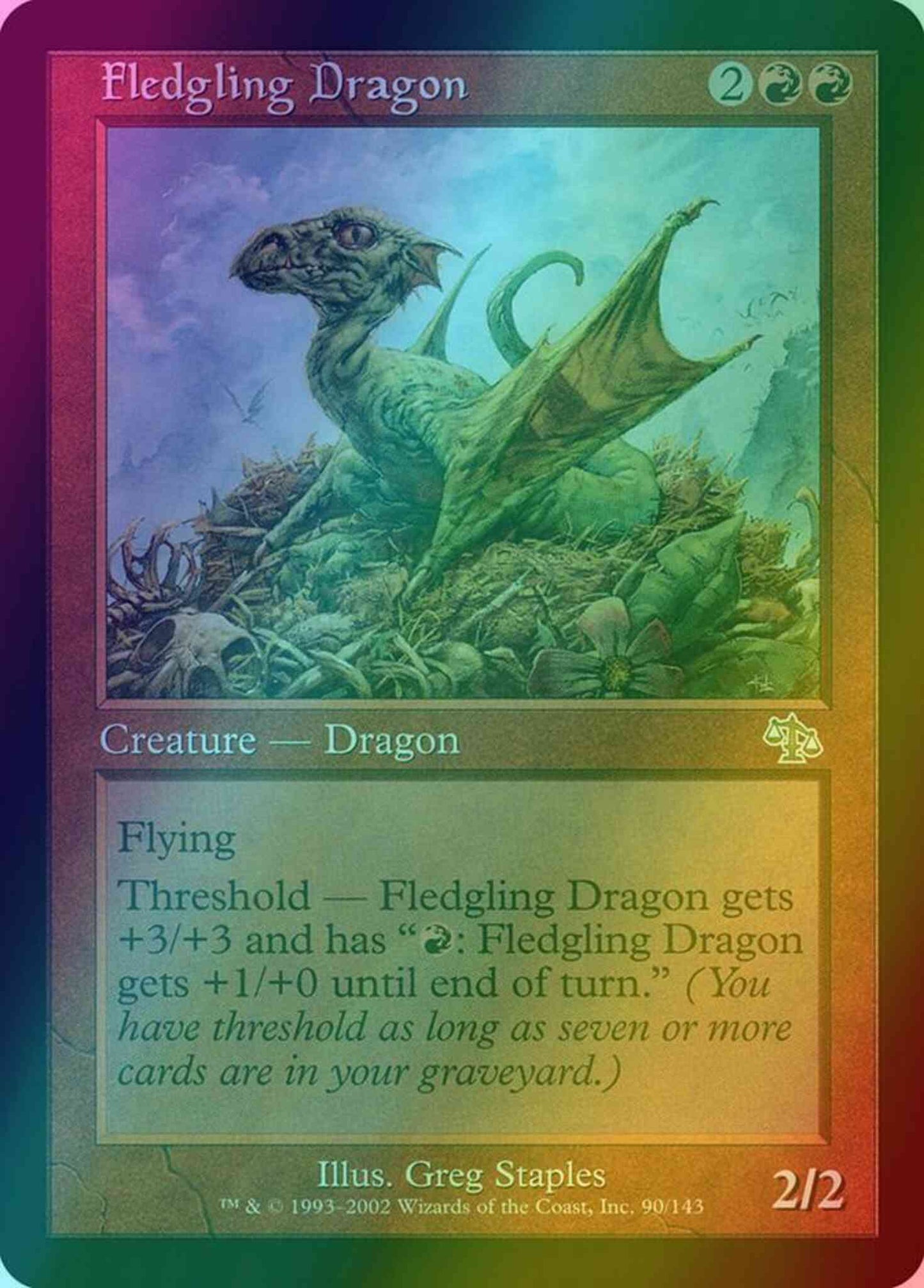 Fledgling Dragon [90] [Judgment] [Foil]