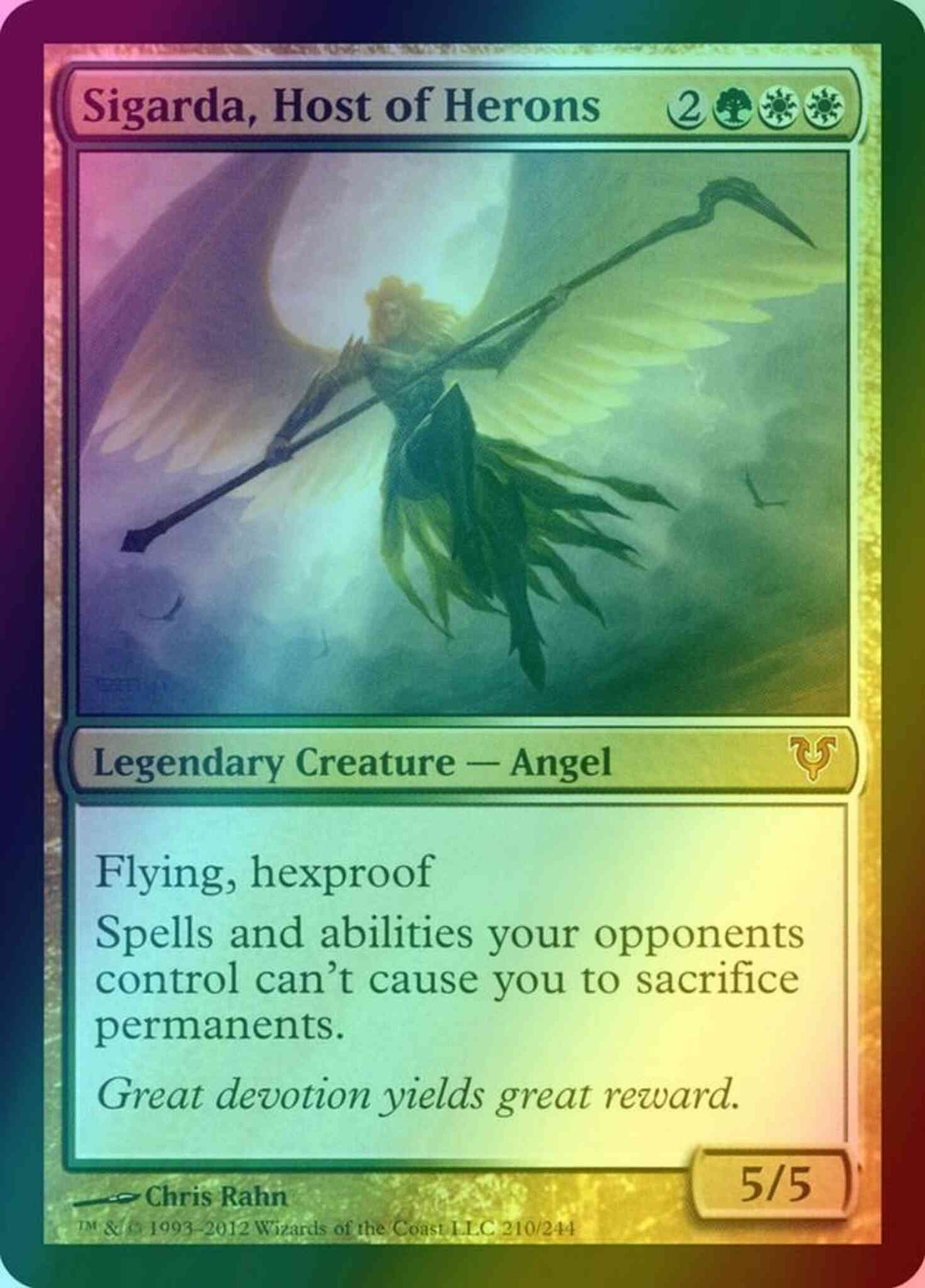 Sigarda, Host of Herons [210] [Avacyn Restored] [Foil]