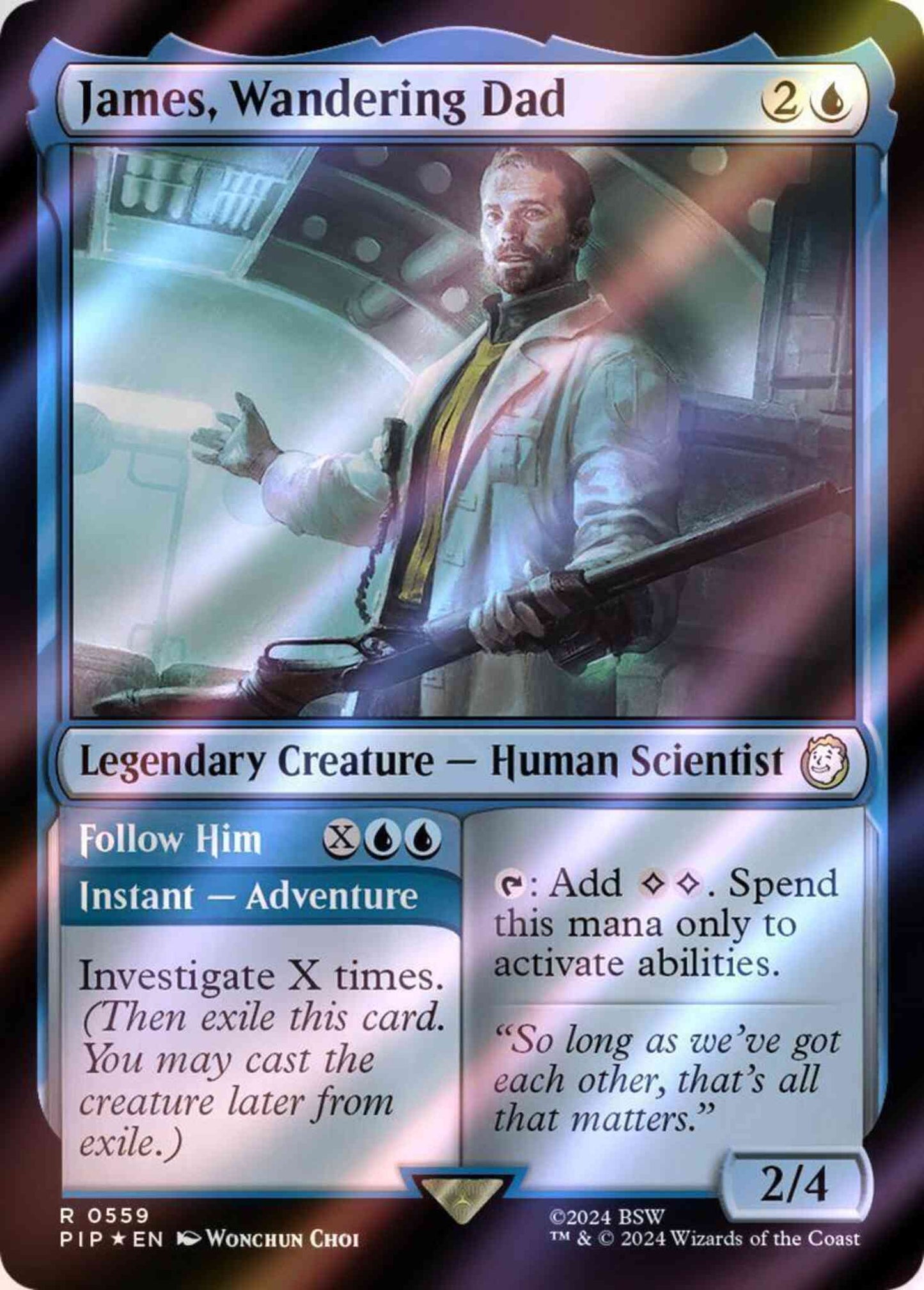 James, Wandering Dad // Follow Him [559] [Fallout] [Surge Foil]