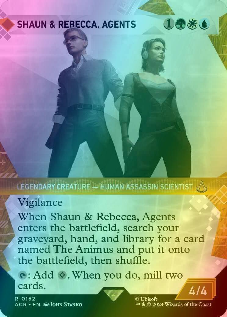 Shaun & Rebecca, Agents [152] [Memory Corridor Showcase] [Assassin's Creed] [Foil]