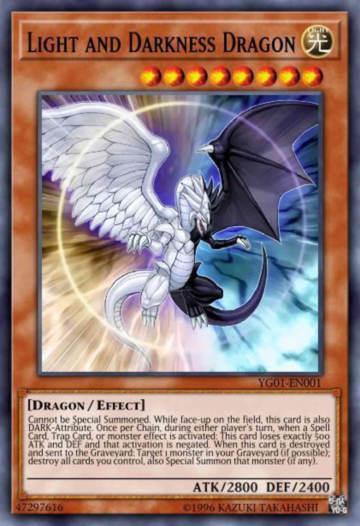 Light and Darkness Dragon - RP02-EN095 - Secret Rare - Unlimited