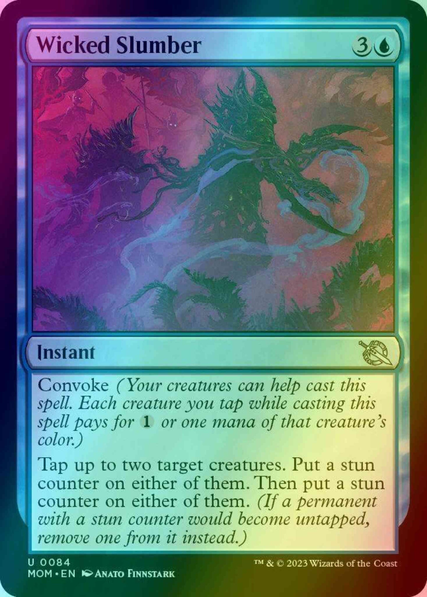 Wicked Slumber [84] [March of the Machine] [Foil]