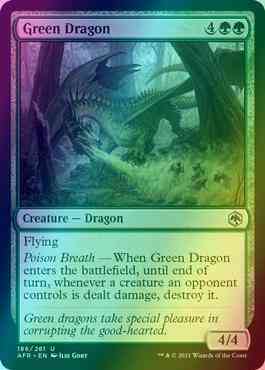 Green Dragon [186] [Adventures in the Forgotten Realms] [Foil]