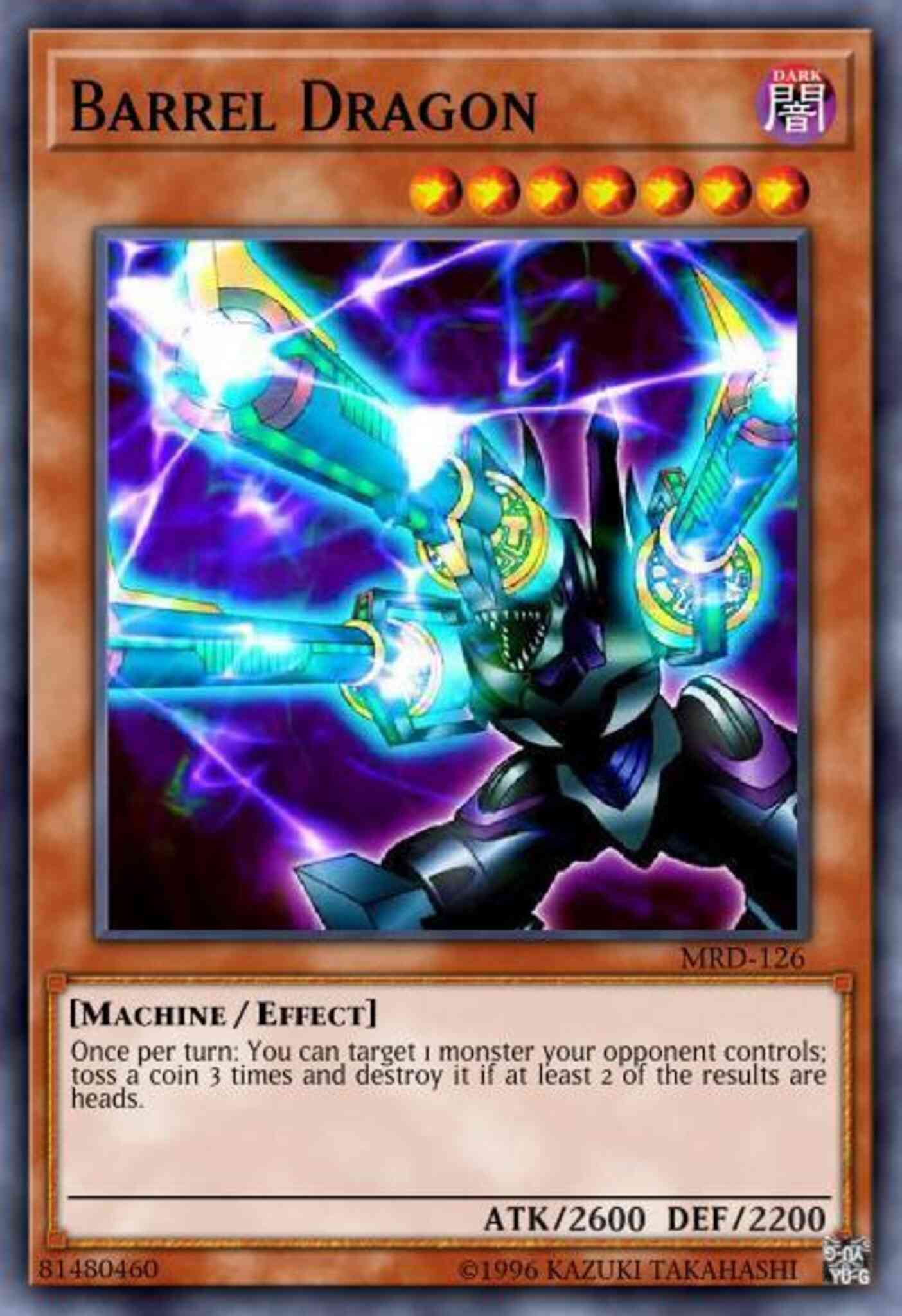Barrel Dragon - DLG1-EN045 - Rare - Unlimited